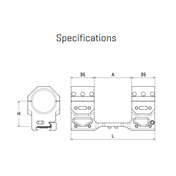 Audere Adversus Gen2 Scope Mount