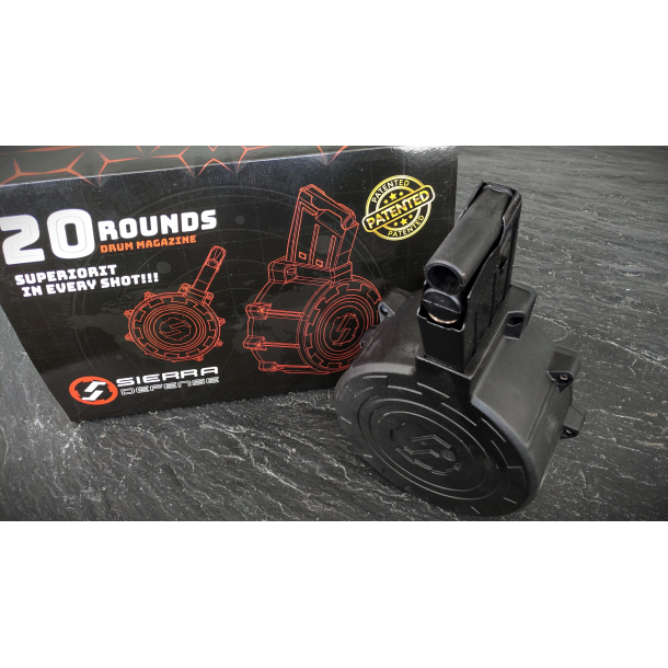 Typhoon Sierra Defense Tromlemagasin - 20rd